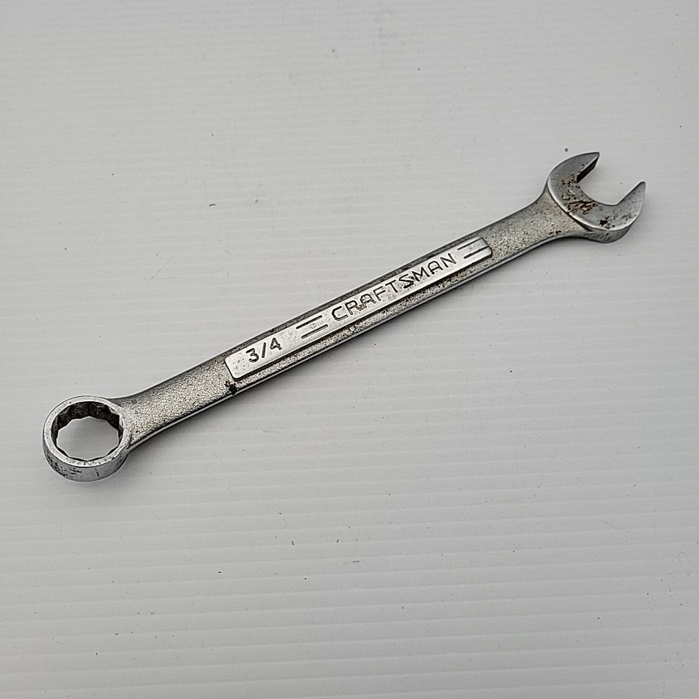 Craftsman 3/4" 12 Point Combination Wrench Vintage VV 44701 Made in USA